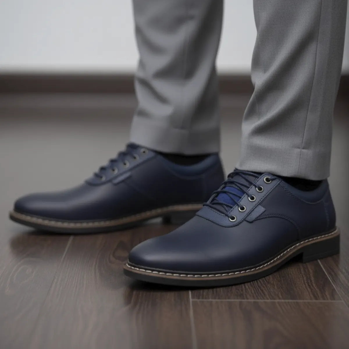 Zapatos de Vestir Vlz en Fino Cuero Genuino