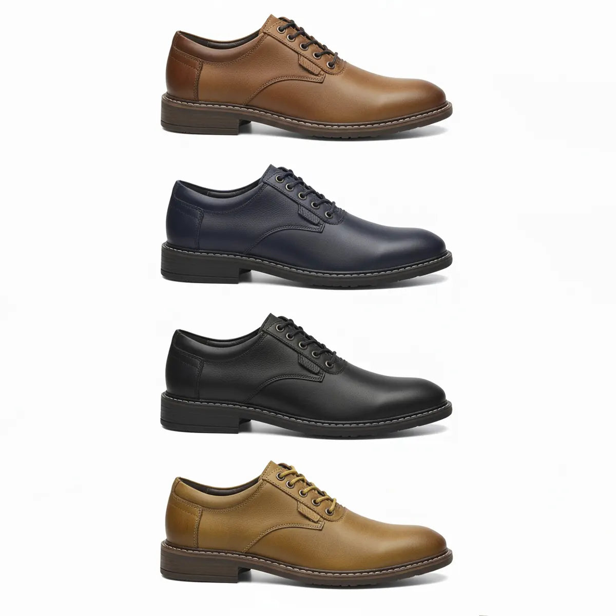 Zapatos de Vestir Vlz en Fino Cuero Genuino