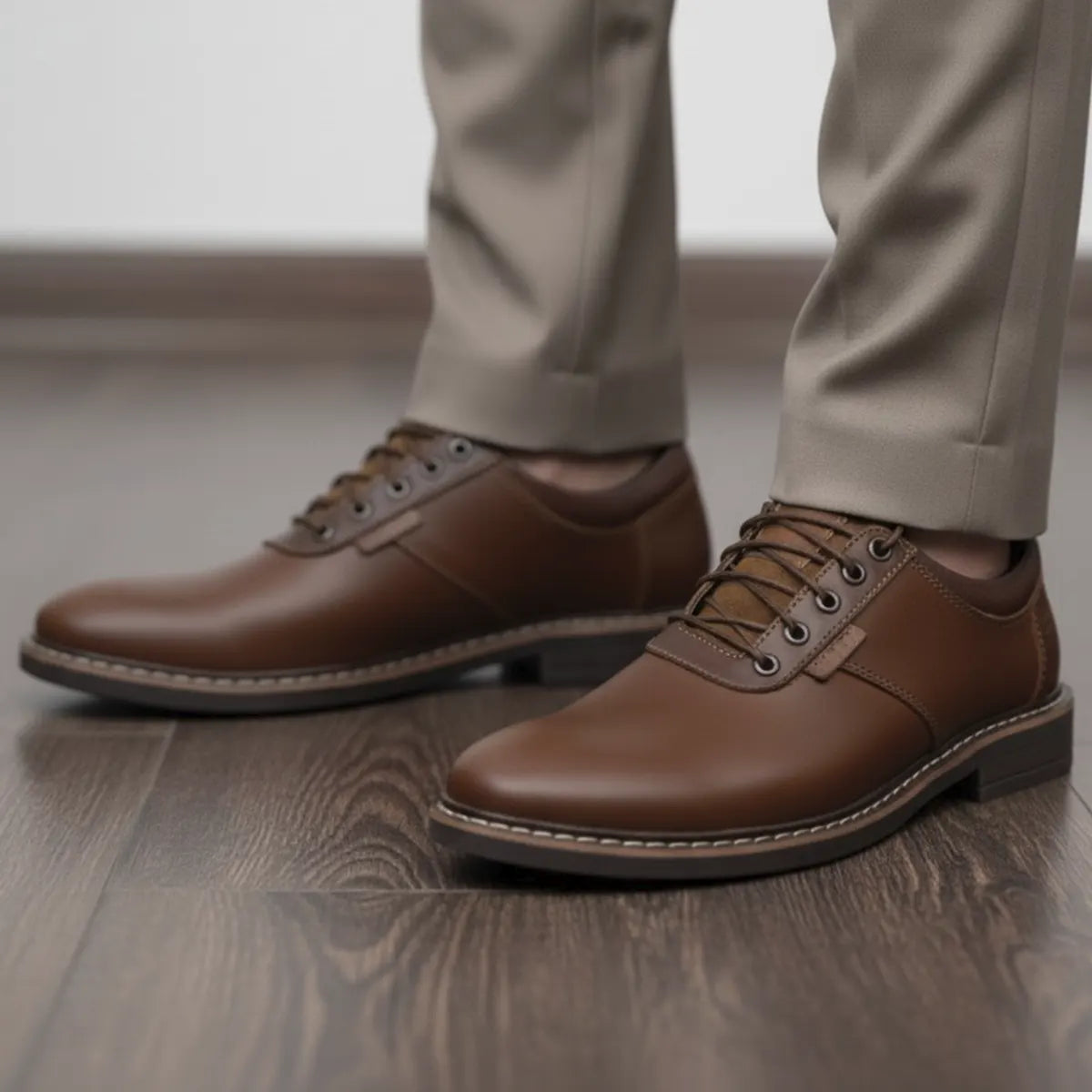 Zapatos de Vestir Vlz en Fino Cuero Genuino