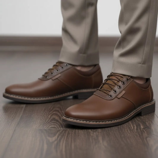 Zapatos de Vestir Vlz en Fino Cuero Genuino