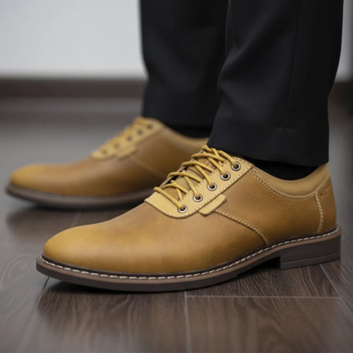 Zapatos de Vestir Vlz en Fino Cuero Genuino